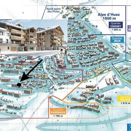 Διαμέρισμα De Standing Pour 6 Pers. Avec Terrasse, Proche Centre Et Pistes, Alpe D'huez - Fr-1-645-66 Huez