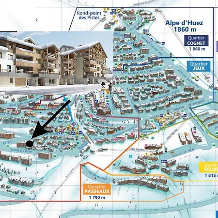 De Standing Pour 6 Pers. Avec Terrasse, Proche Centre Et Pistes, Alpe D'huez - Fr-1-645-66 Huez